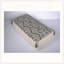 Repose-pieds rectangulaire au design noir naturel