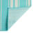 Teal Rectangle Polypropylene 5'3"x7' Rug