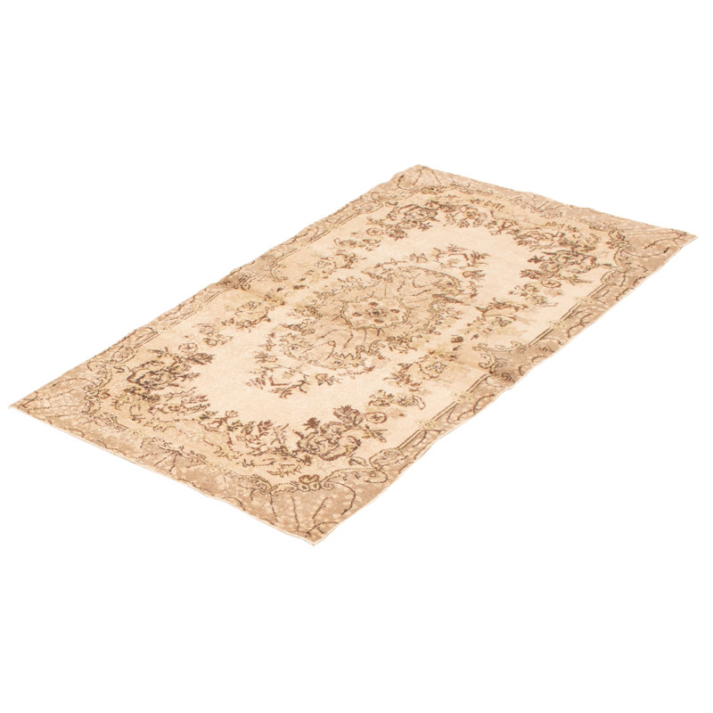 Tapis crème Malaylah Vintage 4 pi 0 po x 7 pi 1 po