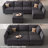 Aurora Chenille Sofa Bed Storage Sleeper Convertible Modular Sofa Sectional Couch With Detachable Washable Cushion For Livingroom Bedroom-106913482-106913435