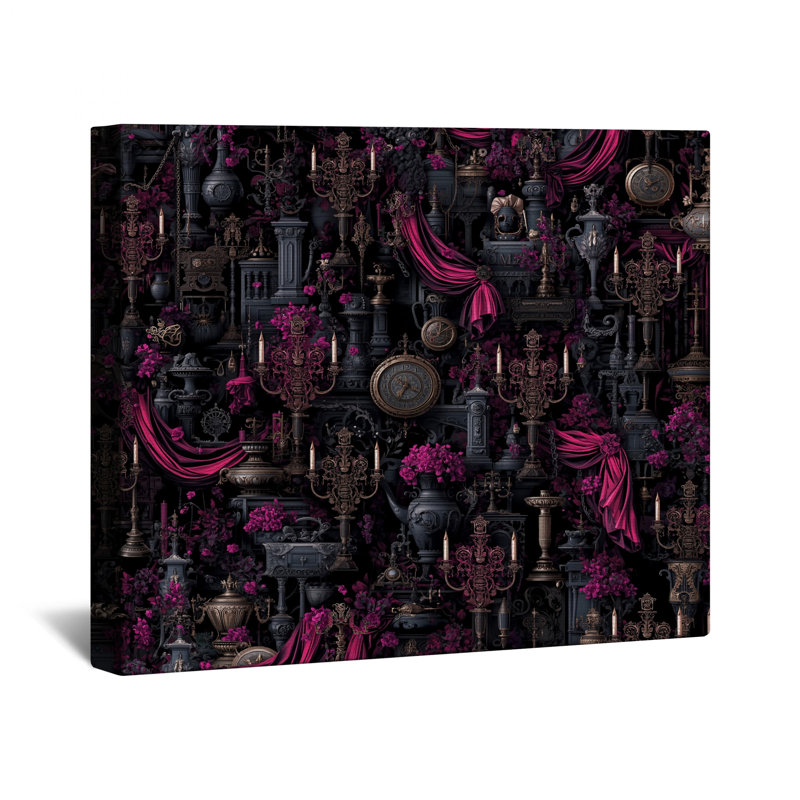 Porte-bougie drapé de style gothique en plusieurs tailles, 16 x 16 pouces
