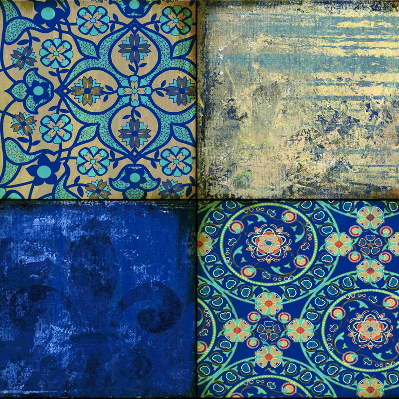 Carrelage déco - Impression sur toile tendue, H 12 po x l 12 po