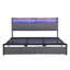 Structure de lit en tissu Melchiorre-1539238555