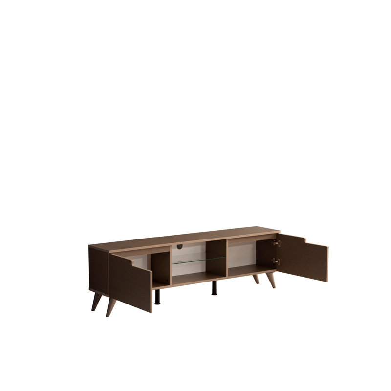 Unfinished TV Stand, Brown