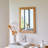 Bahya Solid Wood Rectangle Mirror-114422552