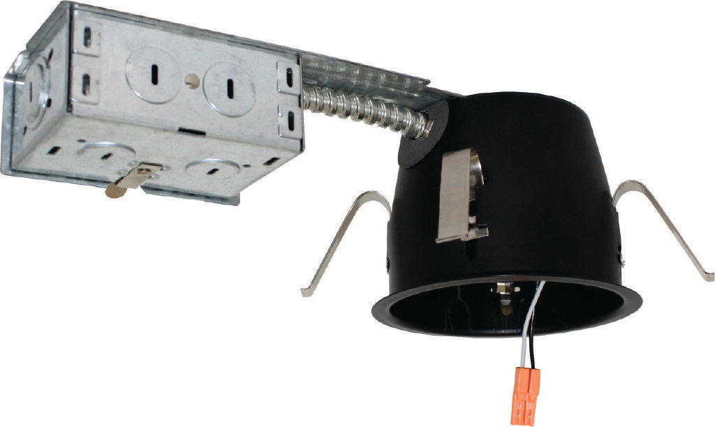 Air-Tight IC Rated Remodel Recessed Lighting Housing Elco Lighting