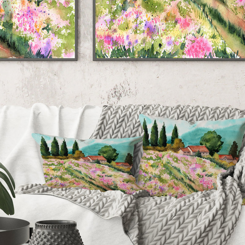Coussin Little Mountain House On In Meadows, 18 po x 18 po