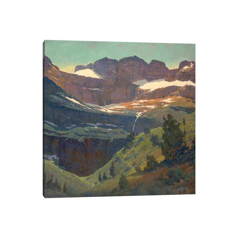 America - impression sur toile tendue, H 12 po x l 12 po x P 0,75 po, Toile tendue