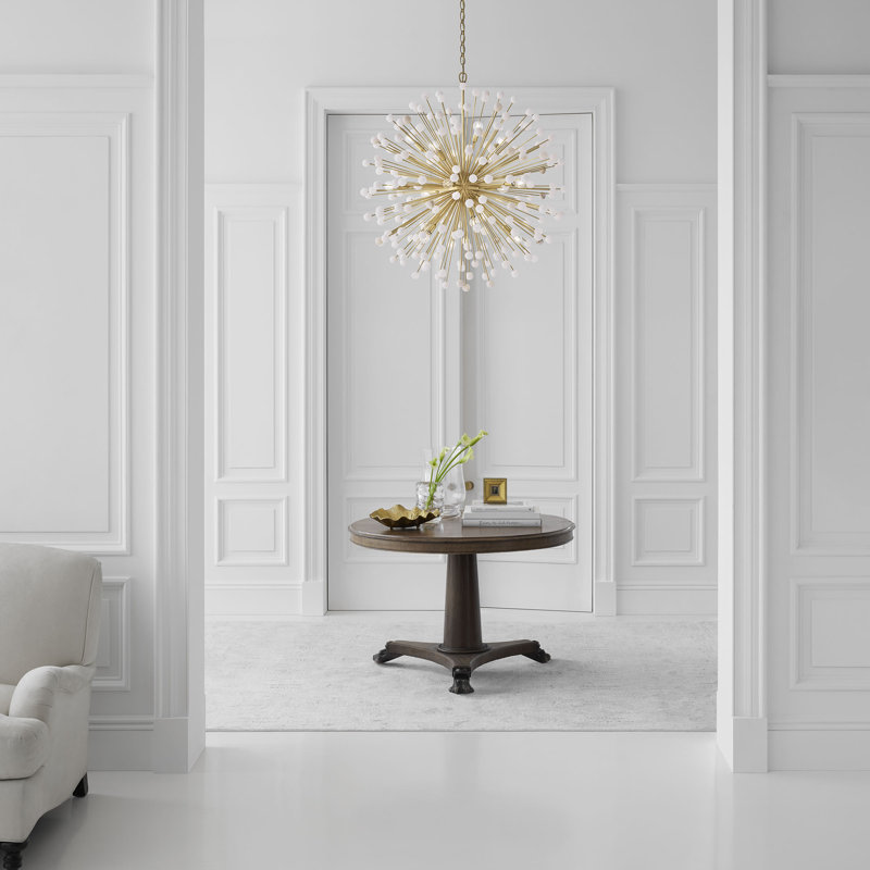 Lys 18 - Light Solid Brass Chandelier by Suzanne Kasler