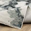 Tapis bleu / ivoire Maline Abstract Elements-1163387967