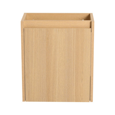 Ensemble de meuble-lavabo pour salle de bain 16 po pour petit espace, petit meuble-lavabo avec lavabo en céramique