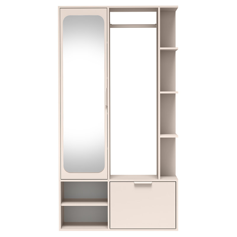 100 cm W Hall Tree, Beige