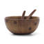 Deco Dot Wood Salad Bowl