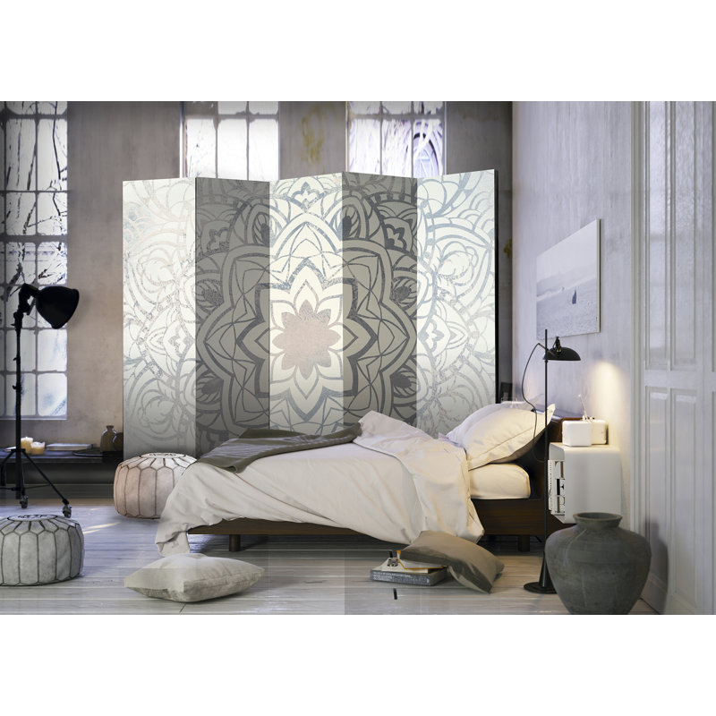 225cm W x 172cm H 5 - Panel  One Sided Room Divider Folding Room Divider