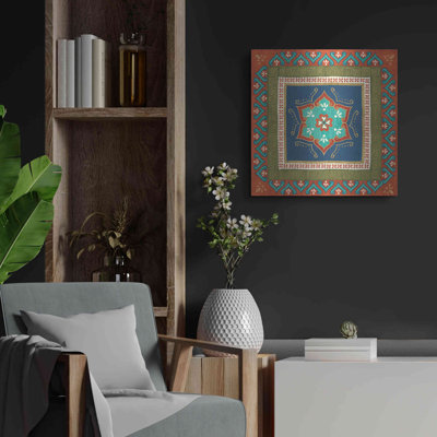 Bungalow Rose 'Mexican Fiesta I' by Veronique Charron, Metal Wall Art