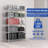 5-Tier Heavy-Duty Adjustable Chrome Wire Garage Shelving Unit with 400 lbs. Shelf Capacity-1970996722-1970996732