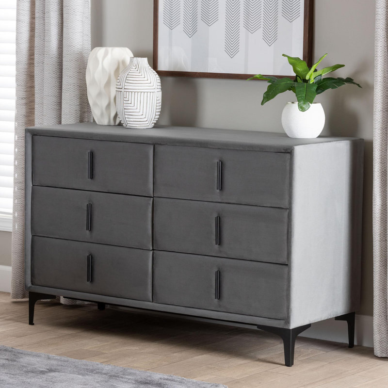 Commode 6 tiroirs Hedviga Baxton Studio