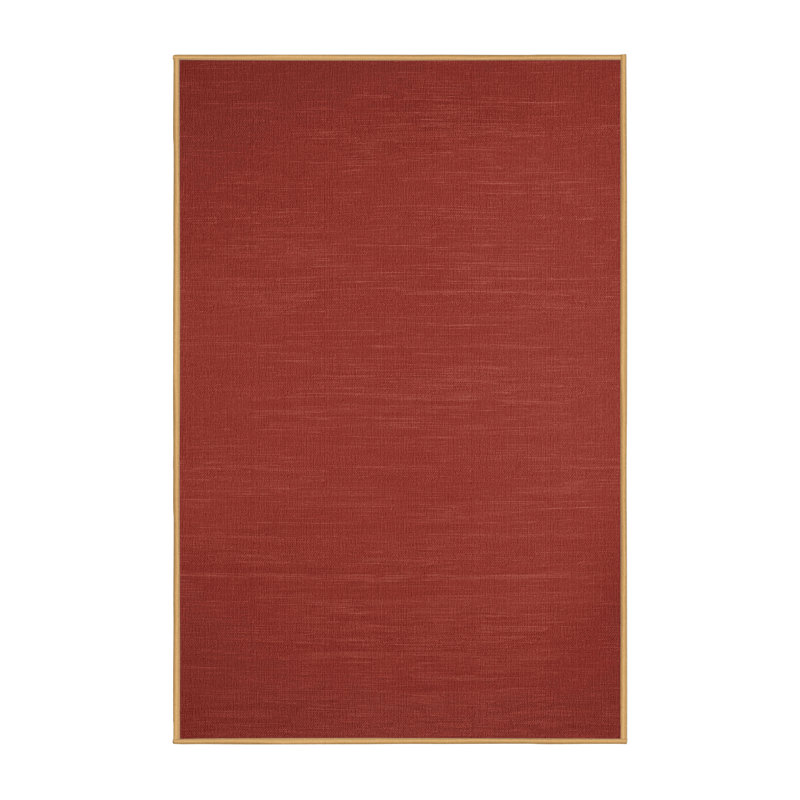 Machine Washable Solid Brown Area Rug, Runner 2' x 4'