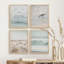 «Nautical Ocean Sea Beach Grass Mull», reproduction encadrée de 4 pièces-90604984-90605005