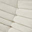 Méridienne blanche sans accoudoirs Chenille