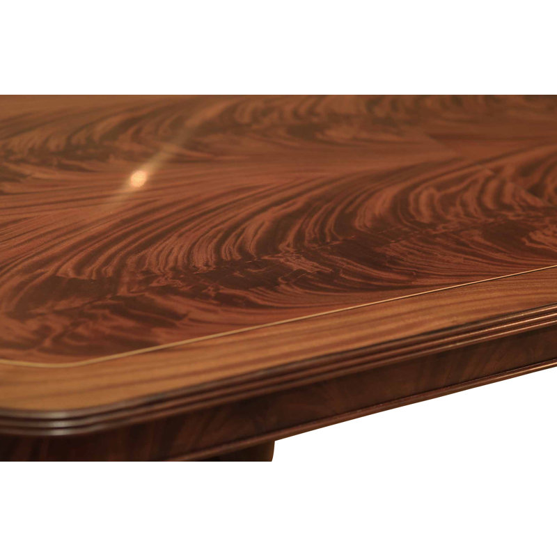 Custom Fit Classics Oval Mahogany Wood Dining Table