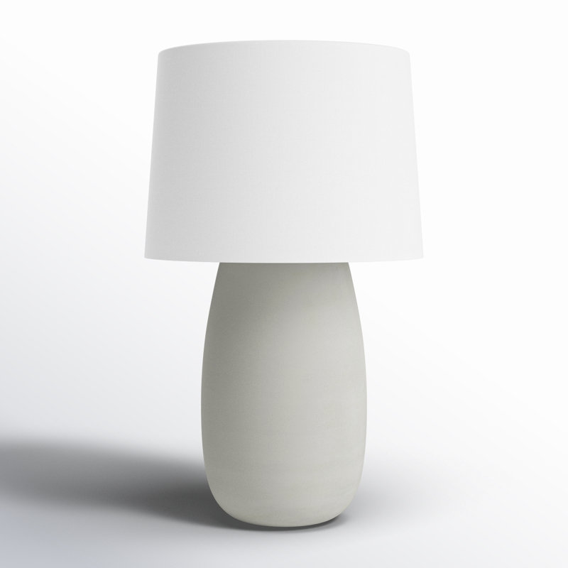 Roma Table Lamp, Gray