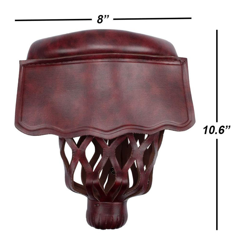Ensemble de 6 pochettes de table de billard en similicuir robuste GSE, Cerisier