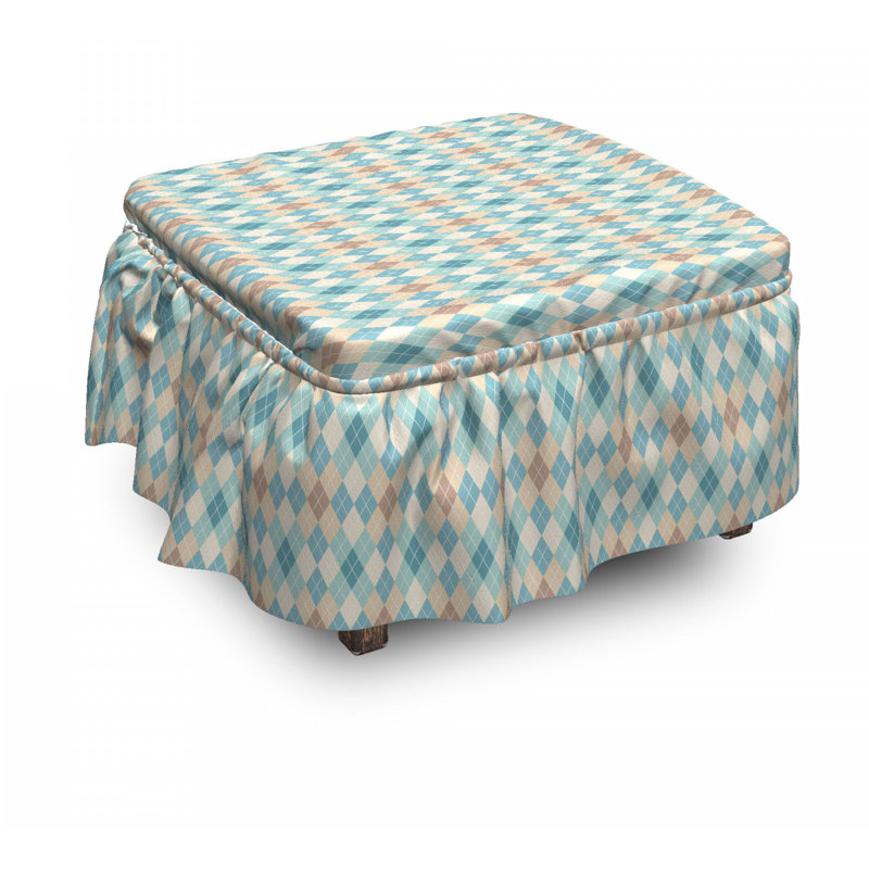 Housse pour repose-pieds rhombus