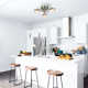 Hazel 3 Light Acrylic LED Semi Flush Mount