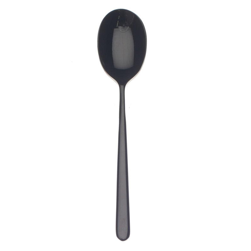Linea Espresso Spoon - 12 Pieces, Oro-nero