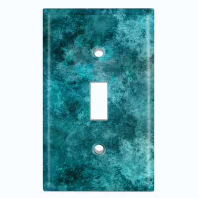 Patterned 1 - Gang Toggle Light Switch Standard Wall Plate