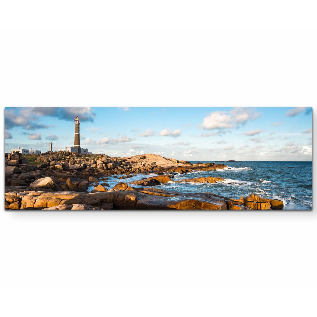 Leinwandbild Leuchtturm in Cabo Polonio – Uruguay