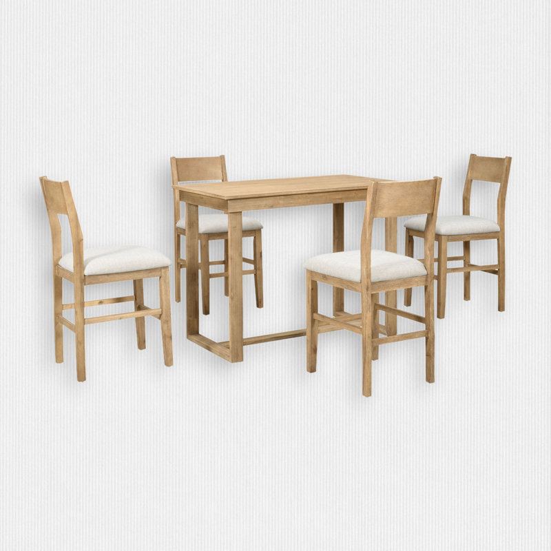Ensemble repas pour quatre personnes, Brun