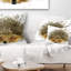 Coussin lombaire en aquarelle animal hedgehog