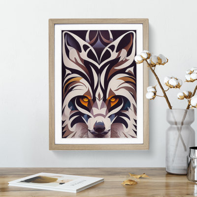 Wolf In Abstract No.4 - Print