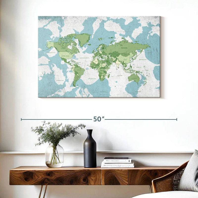 Keiri Educational World Map I, 26" H x 39" W