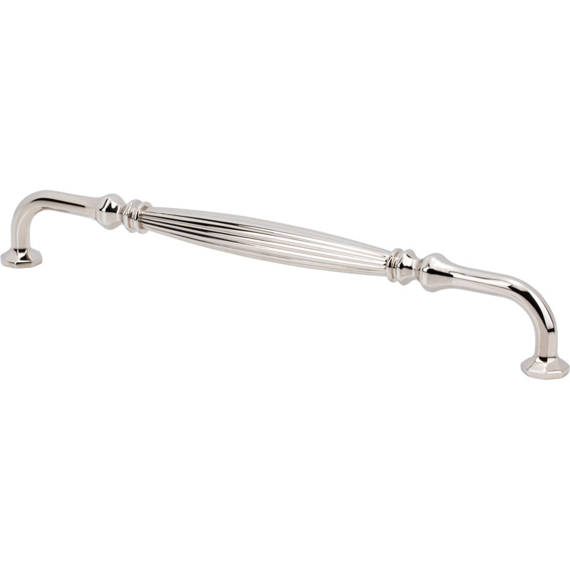 Roscato Appliance Pull, Polished Nickel, 12"