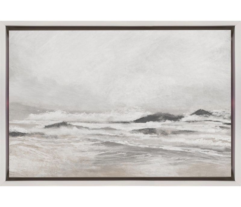 Côte de septembre, H 24 po x l 20 po, Noir