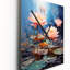Horloge murale moderne Bernadina - Lotus-1438896815