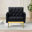 Fauteuil en velours capitonné large de 30,5 po Zianny-1585074812