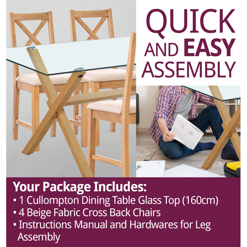 Mose 4 - Person Dining Set
