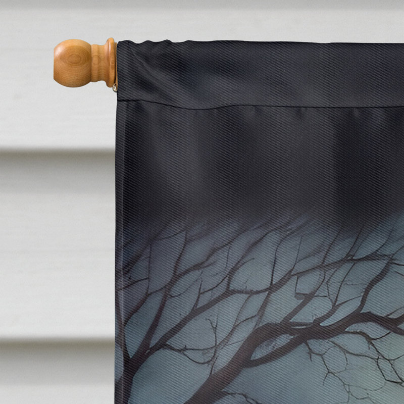Drapeau de la maison d'Halloween effrayant Chihuahua