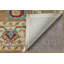 Tapis brun clair à motif floral et botanique Farhiyo-673618754