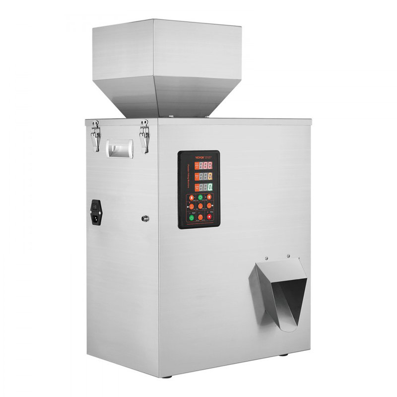 Powder Filling Machine, 0.022-1.1lbs/10-500g, Automatic Intelligent Particle Weighing Filling Machine, Bottle Bag Powder Filler Particle Dispenser for Tea Seeds Grains Powder Flour Beans Glitter