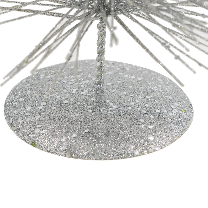 Ombre Trees - 15.7"H - Set of 4 - White/Silver