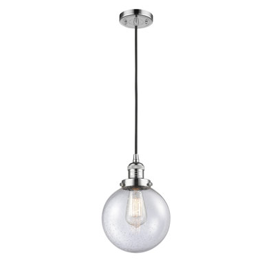 Luminaire suspendu sphère 1 lumière Clementina