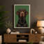 Labrador Retriever Portrait Modern - Wrapped Canvas-1035479083-1035479101