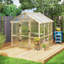 Serre en bois 6,6 x 6 pi