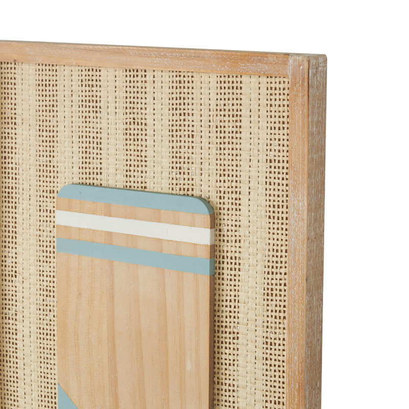 2 pièces minimalistes encadrées sur bois