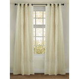 Check Sheer Curtain